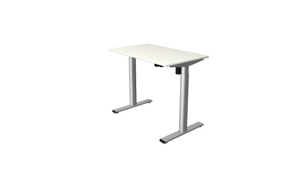 Kerkmann Steh-/Sitztisch Move 1 base 1000 X 600 elektrisch höhenverstellbar von 730-1230 mm, Weiß, 10300210