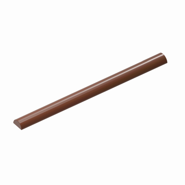Schneider Schokoladen Form - runde Tafel, 275 x 135 x 24 mm - Doppelform / 120 x 9,5 x 5 mm, 2 x 5 gr, 1 x 14 Stück, 421916