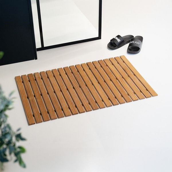 HOME DELUXE Saunamatte aus Holz SANYA, Natur, 71872