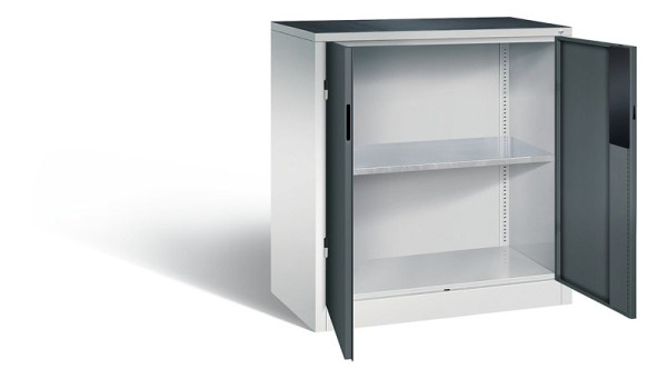 C+P Werkzeugschrank Acurado, H1000xB930xT500mm, Farbe: Lichtgrau / Anthrazitgrau, Muldengriff, 8821-052 S10280