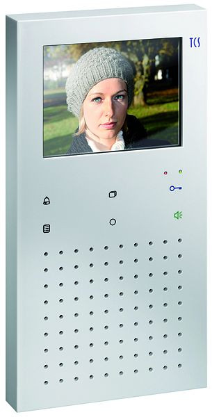 TCS Video Innenstation zum Freisprechen mit Sensortasten für den Objektbereich, Aufputzmontage weiß, IVW9030-0140