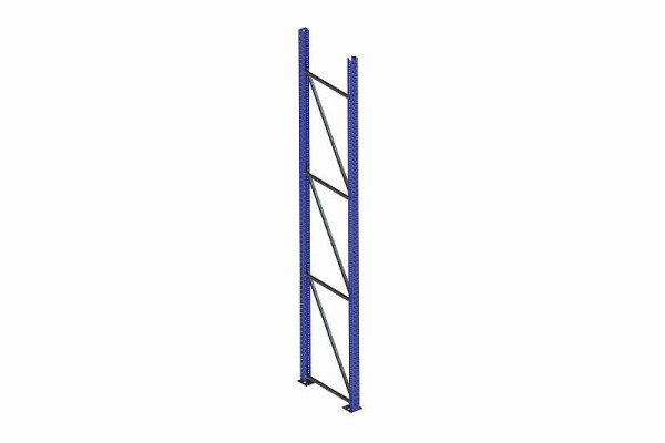 Meta Ständer 85/20 3800x800 mm, RAL 5010, für Palettenregal MULTIPAL, 20076121