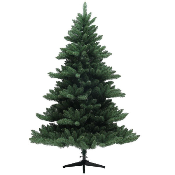 HOMCOM Weihnachtsbaum, Nordmanntanne, naturgetreu, breit & üppig, 180 x Ø 120 cm, Grün, 830-851V01GN