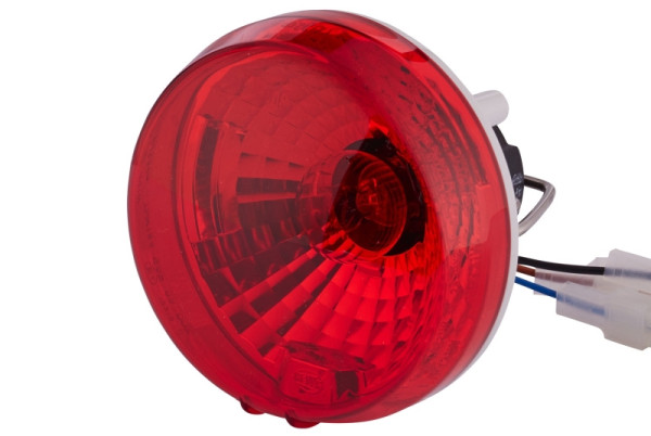 HELLA Heckleuchte, Glühlampe, 24V, Einbau/geschraubt, Lichtscheibenfarbe: rot, Kabel: 100mm, Stecker: Flachstecker, rechts/links, 2SB 965 039-131
