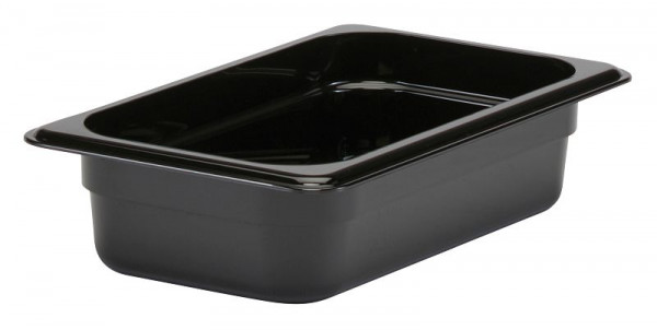 Cambro GN-Behälter 1/4-65 mm Camwear® Schwarz, VE: 6 Stück, 42CW110