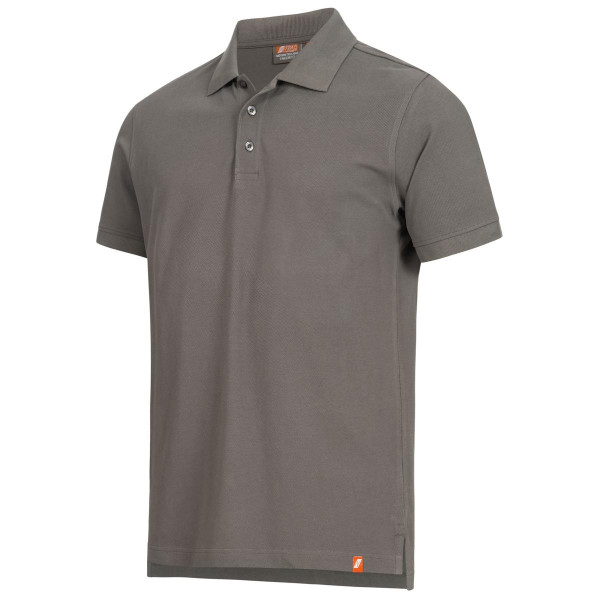 NITRAS MOTION TEX LIGHT, Poloshirt, vorgewaschen, Polokragen, 100% Baumwolle, 200g/qm, Größe: L, Farbe: grau, VE: 20 Stück, 7010-1200-L