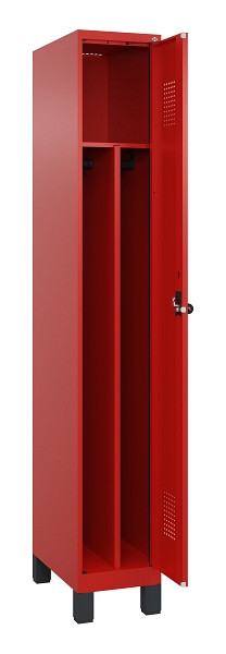 C+P Spind Evolo PLUS, mit Füßen, 1 Abteil, 1950x300x500mm, 3020/3020, Verschluss Drehriegel, 049010-10F S10025