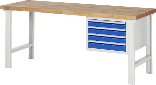 RAU Werkbank Serie 7000 - Modell 7133, B2000 x T700 x H840 mm, 13-7133A1-207B4S.11