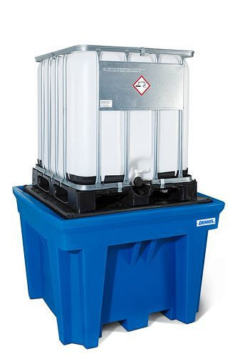DENIOS IBC-Station ECO aus Polyethylen (PE), mit Stellfläche, für 1 IBC, 148303