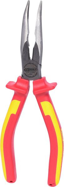 KS Tools ERGOTORQUE VDE Flachrundzange, gebogen, 205mm, 117.1121