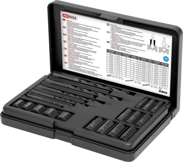 KS Tools Gewindeausdreh-Satz, 25-teilig, 150.1305, 4042146020708