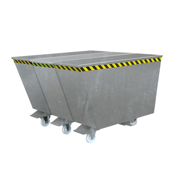 Eichinger Industrie Kippbehälter Sortiersystem 2in1 oder "3in1", 3x600 Liter, feuerverzinkt, 20250100002000