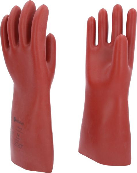 KS Tools Elektriker-Schutzhandschuh mit mechanischen und thermischen Schutz, Größe 12, Klasse 0, rot, Länge: 410 mm, 117.0009