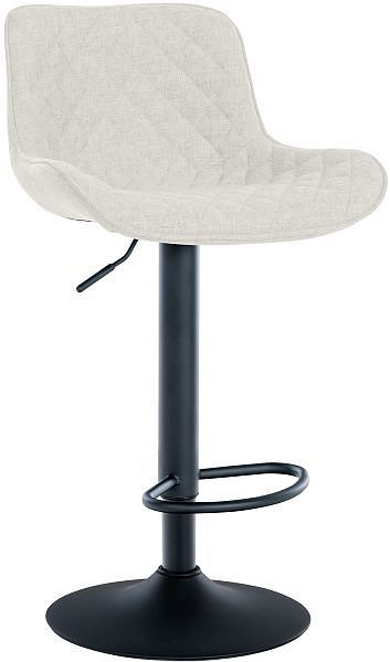 CLP Barhocker Minosa Stoff, creme, 321065, 4251756480424