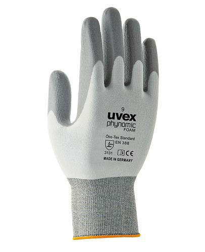 uvex Mechanik-Schutzhandschuh phynomic M1 FOAM, Kategorie II, Gr. 9, VE: 10 Paar, 210273