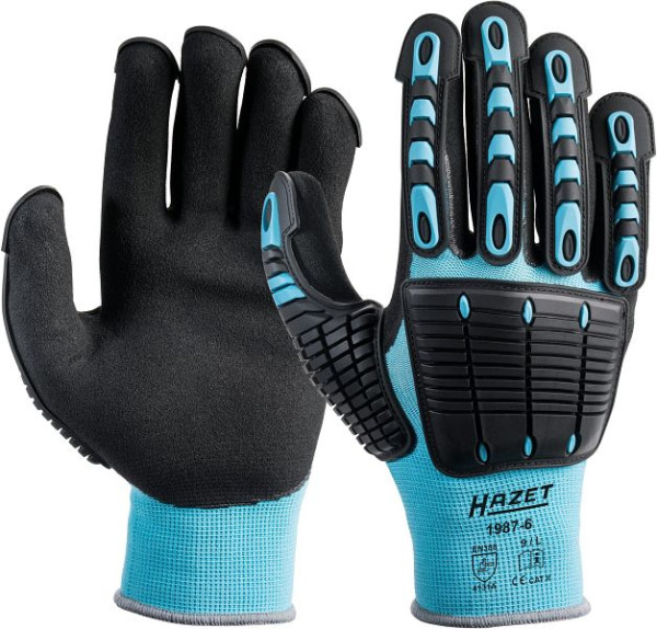 Hazet Mechaniker Handschuhe, Oberfläche: verchromt, 1987-6, 4000896222643