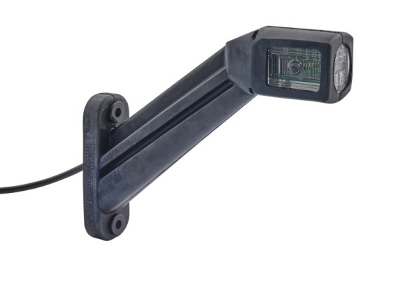HELLA Umrissleuchte - LED - 12/24V - Kabel: 3000mm - Stecker: Flachsteckhülse - 2-polig - rechts/seitlicher Anbau, 2XS 011 744-041