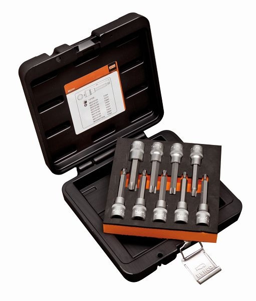 Bahco 1/2" Torx®-TR Steckschlüssel mit Bits für Motoren, 9-teilig, BE5101