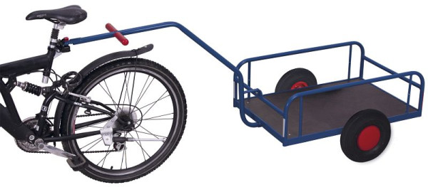 VARIOfit Fahrradanhänger ohne Bordwand, Ladefläche: 785 x 435 mm, RAL 5010 enzianblau, zu-1380