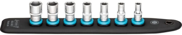 Hazet SmartRail mit 7 Steckplätzen, Vierkant6,3 mm (1/4 Zoll), Außen Sechskant-Tractionsprofil, 5.5, 6, 7, 8, 10, 11, 13, Anzahl Werkzeuge: 7, 850-SR/7