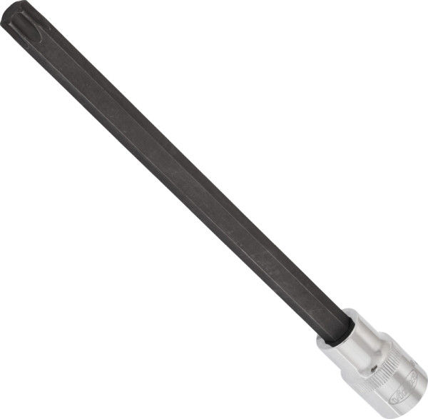 VIGOR TORX Schraubendreher-Einsatz, Vierkant hohl 12,5 mm (1/2 Zoll), Innen TORX Profil, T55, Länge: 200 mm, für Handbetätigung, VE: 5 Stück, V2182
