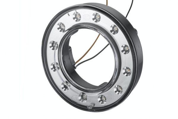 HELLA Schlussleuchte - LED - 12V - Einbau - Lichtscheibenfarbe: glasklar - LED-Lichtfarbe: rot - Stecker: offene Kabelenden - hinten, 2SA 008 405-021