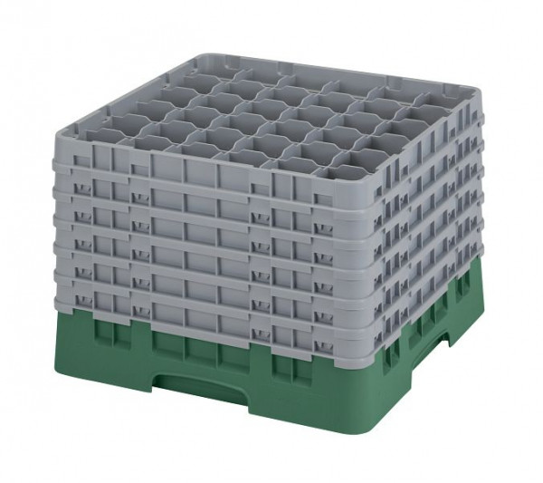Cambro Spülkorb mit 36 Fächer Camrack® 29,8 cm Flaschengrün, 36S1214119