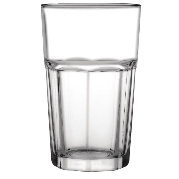 Olympia Orleans halbgetafelte Longdrinkgläser 42,5cl, VE: 12 Stück, GF928