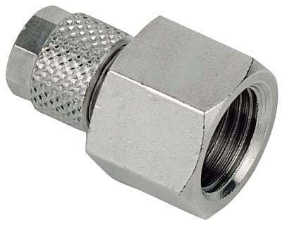 timmer A-GA-8/6-1/4-MSv, Gerade Aufschraubverschraubung, für SchlauchØ: 8/6 mm, Gewinde: G1/4", VE: 10 Stück, 01061039