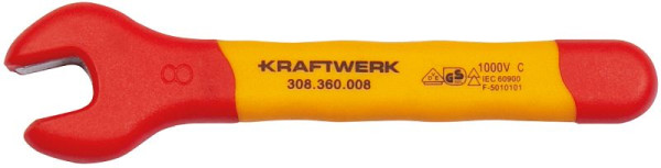 Kraftwerk Maulschlüssel 8 mm VDE, 308.360.008, 7612206135863