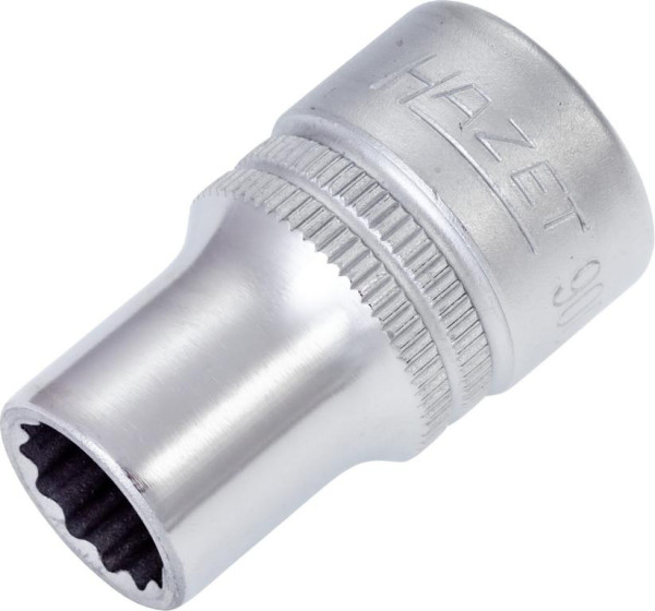 Hazet Steckschlüsseleinsatz, Doppelsechskant, Vierkant hohl 12,5 mm (1/2 Zoll), Außen-Doppel-Sechskant-Tractionsprofil, 7/16 ", 900AZ-7/16