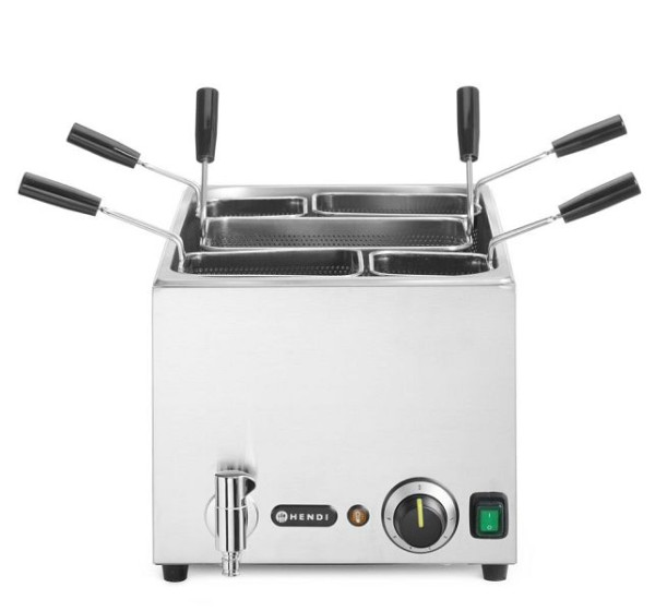 Hendi Nudelkocher mit Hahn, 25 l Inkl. 5 Körben 230V 3500W, 240496