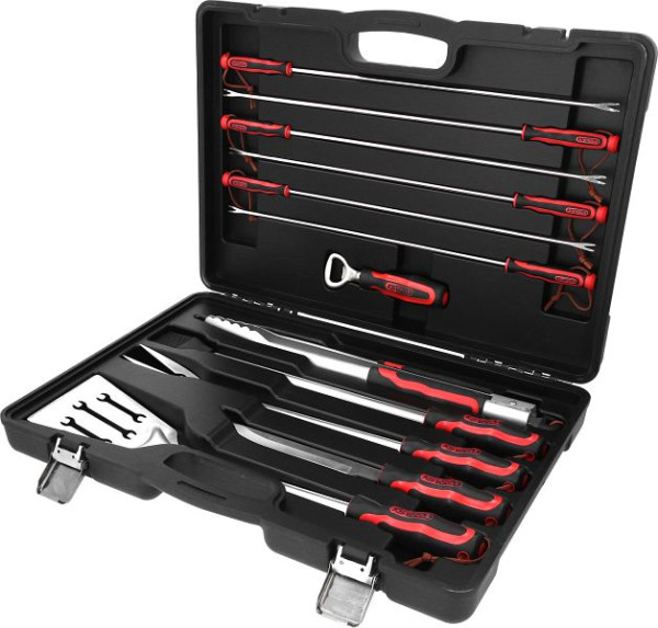 KS Tools Barbecue-Grillset, 12-tlg. Barbecue Champion, 100088