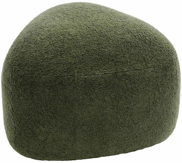 CLP Sitzhocker Alfrisa Teddy, dunkelgrün, 326755, 4255716366001