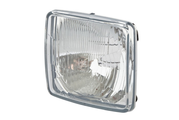 HELLA Halogen-Scheinwerfereinsatz, Hauptscheinwerfer, 24/12V, rechteckig, Referenzzahl: 10, Einbau, E1 34463, glasklar, Male, links/rechts, 1AA 127 473-015