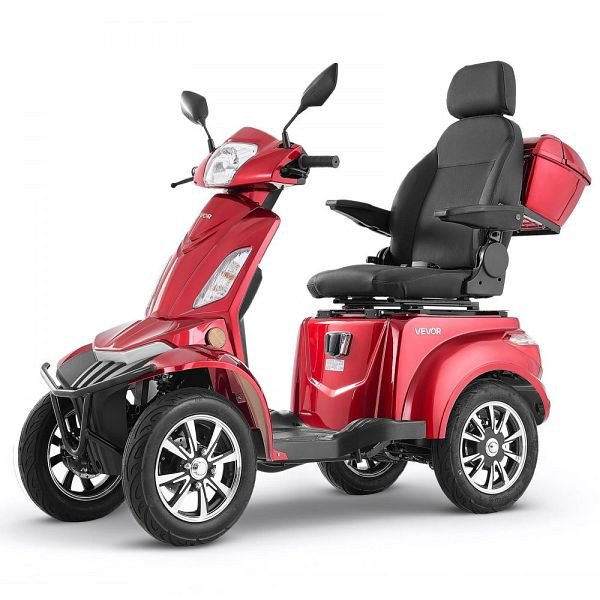 VEVOR Elektromobil mit 4 Rädern, 227 kg Tragkraft, 35 km Reichweite, 3 Geschwindigkeiten, 1 kW, max. Steigung 20°, SLZXXXZXC500W2TPY001V2