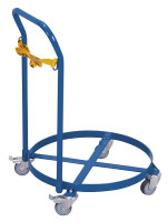 Produktbild von VARIOfit Fassroller mit Schiebebügel, Durchmesser 610 mm, RAL 5010 enzianblau, sw-610.010 VARIOfit Fassroller mit Schiebebügel, Durchmesser 610 mm, RAL 5010 enzianblau, sw-610.010