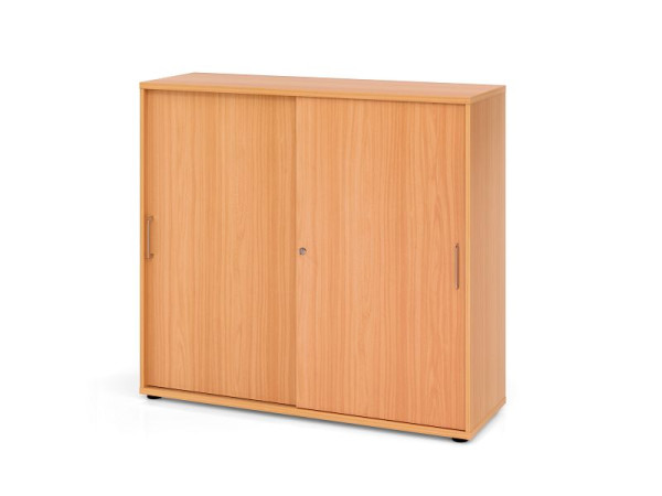 Hammerbacher Schiebetürschrank 1753S BS, 3 OH, Korpus: Buche / Front: Buche, 120 x 40 x 110 cm (BxTxH), V1753S/6/6/BS