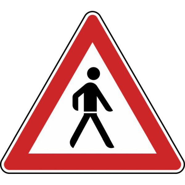 Stein HGS Fußgänger (Aufstellung links) Nr. 133-20, 630 mm / RA1 / Flachform 3 mm, 133-20-113