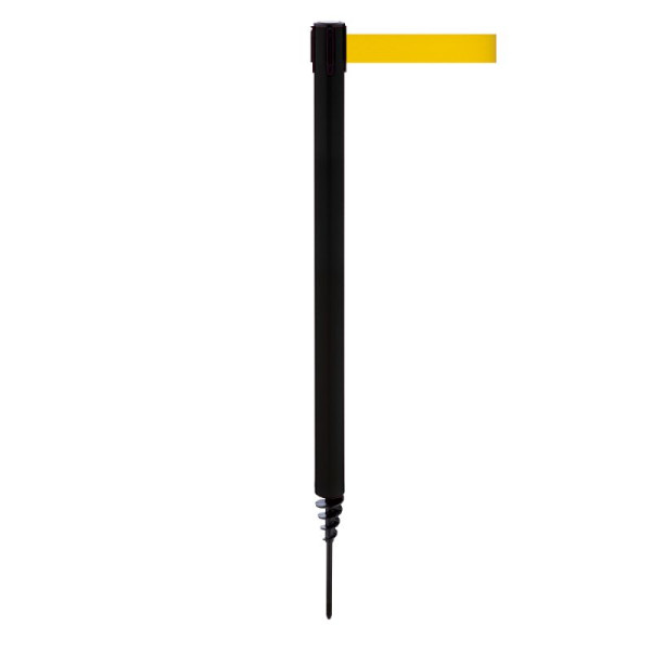 Stein HGS Personenleitsystem -P-Line Outside-, schwarz, gelb, mit Gurtendstück (Standard), 37689-1001