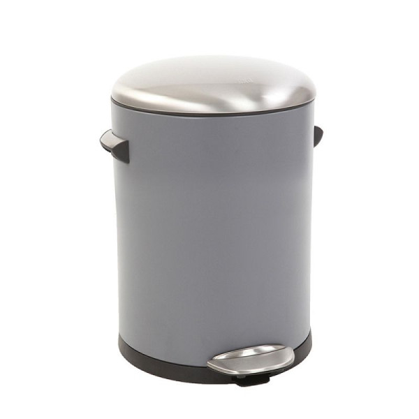 STEIN HGS Belle Deluxe Treteimer, grau, sandcoated, 3 Liter, 83979.0009
