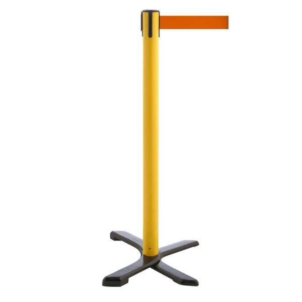 Stein HGS Personenleitsystem -P-Line Compact-, gelb, orange, mit Gurtendstück (Standard), 34868-1502