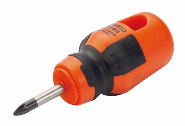 Bahco Schraubendreher, kurz, PZ 1, 25 mm, B195.901.025, 7314150278244
