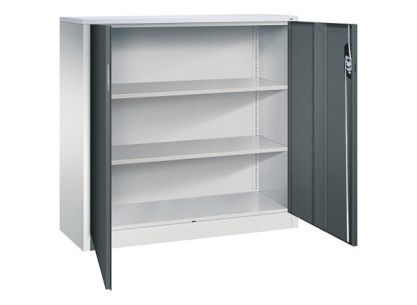 C+P Büroschrank Acurado, H1200xB1200xT400mm, 7035/7016, 9467-1200 S10294