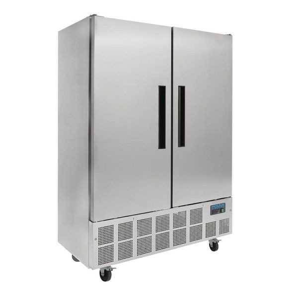 Polar Slimline Kühlschrank Edelstahl 960L, GD879