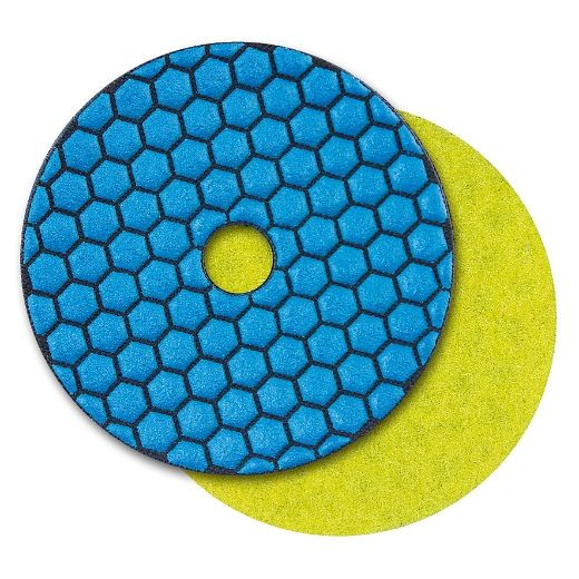 ELMAG DiaProfi-Polierpad Ø100mm, Körnung 100, Klettaufnahme, 62301