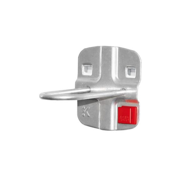 Kappes RasterPlan/ABAX Rundhalter alufarben, L 65 B 25 mm, 3340.00.7501