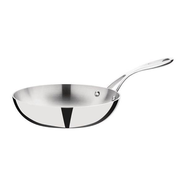 Vogue Dreiwandige Bratpfanne St/St - 200 mm, 1,2 l, FS668