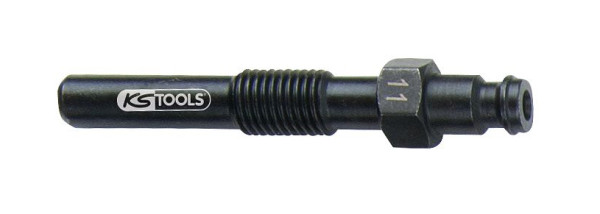 KS Tools Glühkerzen Adapter, M10x1,25 mit Außengewinde, Länge 70 mm, 150.3672