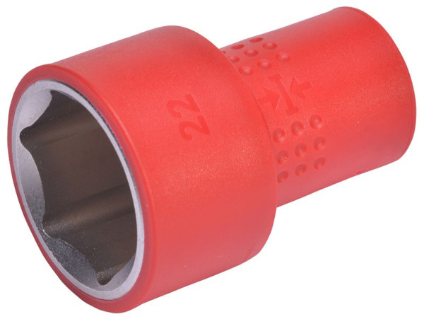 SW-Stahl Steckschlüsseleinsatz, 3/8", 22 mm, VDE, 05520L-22